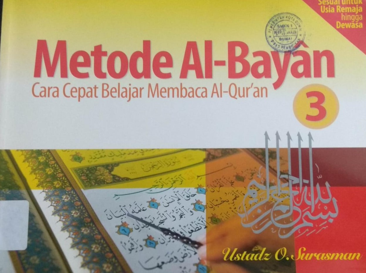 Metode Al-Bayan : Cara cepat belajar membaca Al-Qur'an Jilid 3